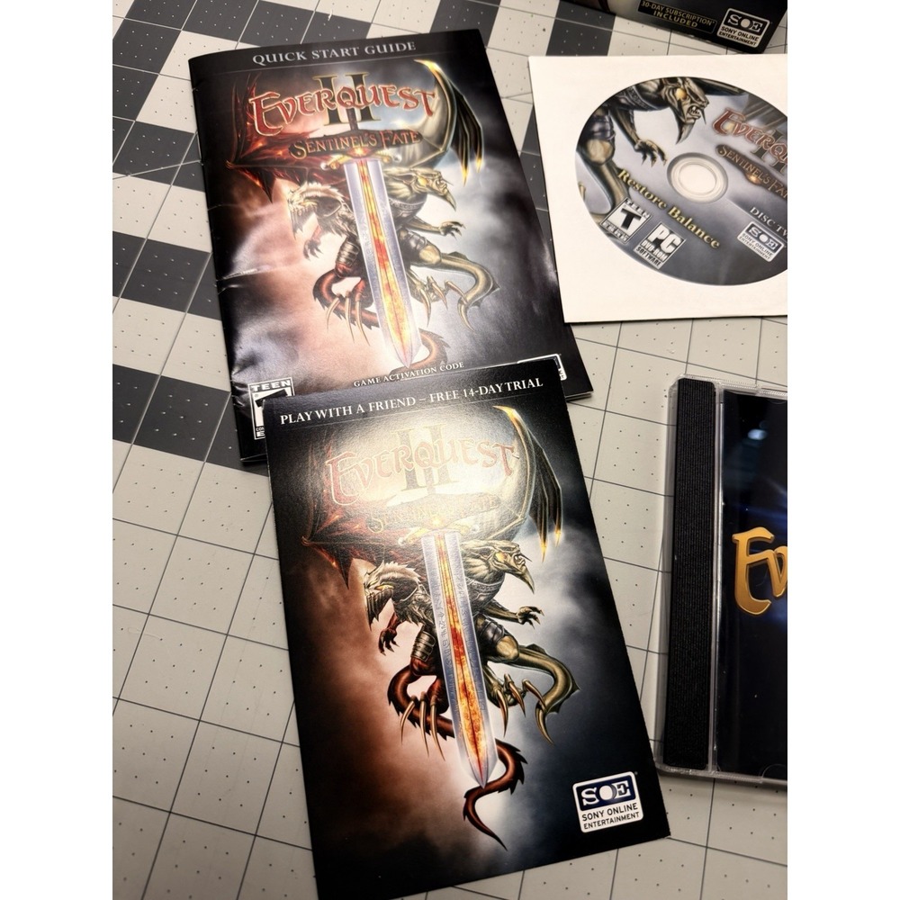 EverQuest II 2 Sentinel's Fate Collector's Edition PC 2010 Big Box - Picture 7 of 8